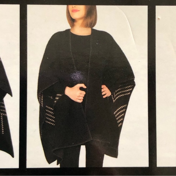 Ike Behar Reversible Winter Wrap - Picture 4 of 8